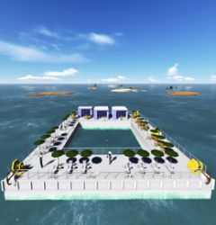 萊蒙水榭灣海上漂浮平臺設(shè)計